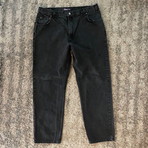 Arizona Black Relaxed Jean Pants Mens sz 42 x 32 - Picture 2 of 3